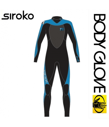 Body Glove 2015 Siroko Bk/Zip 4/3 Fullsuit Blue